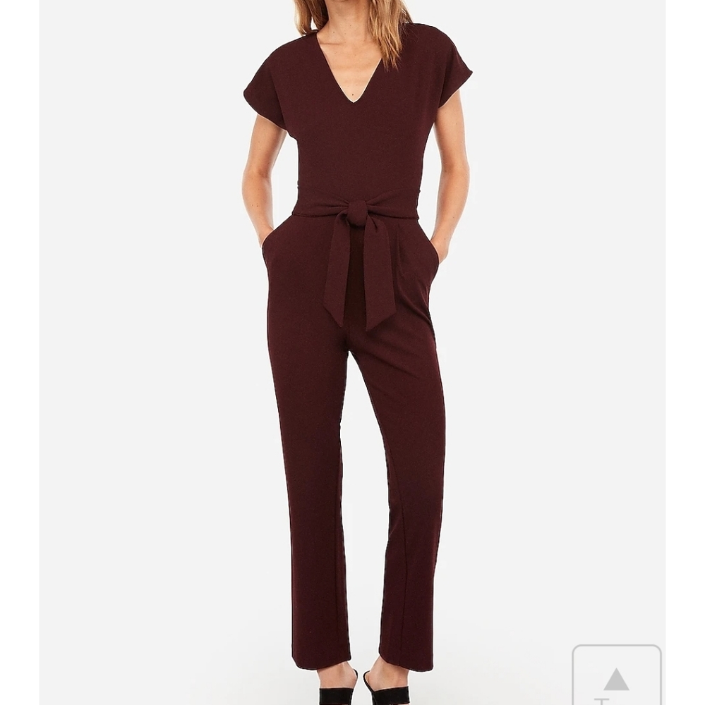 Maroon Express jumpsuit NWOT